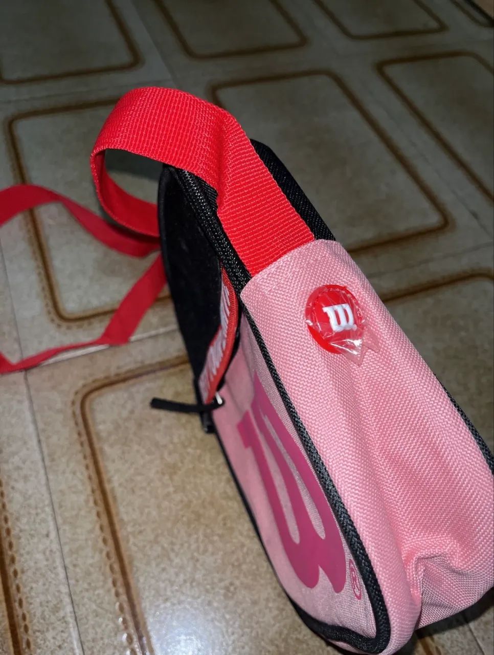 Bolsa Shoulder bag Wilson rosa e preta - Foto 2