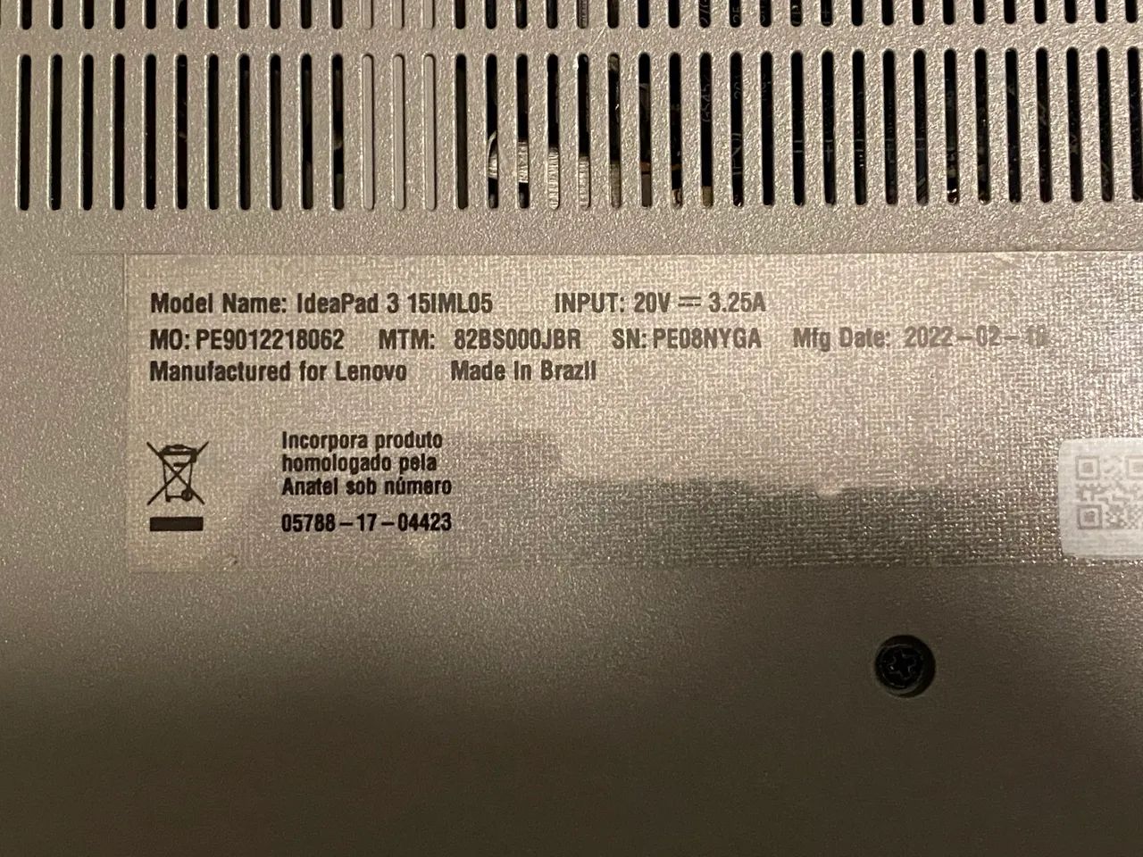 Notebook Lenovo IdeaPad 3 - 4GB RAM/256GB SSD - Foto 5