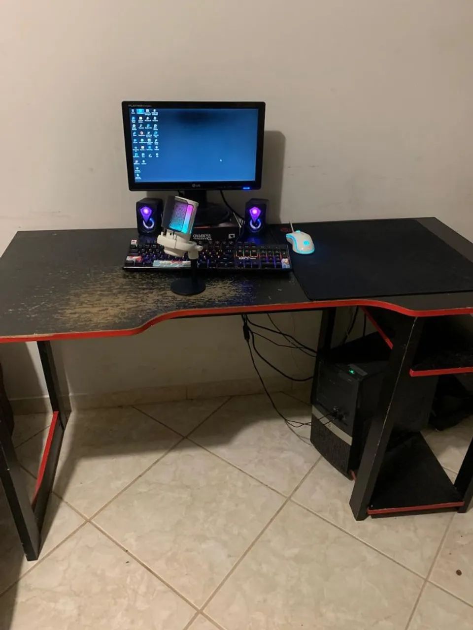Pc gamer com mesa e tudo pronto pra ser feliz... - Foto 3