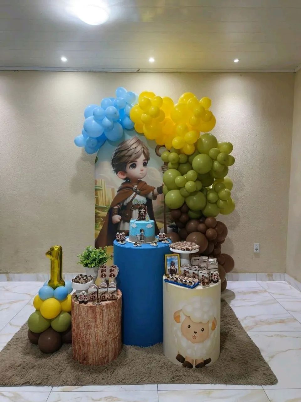 Painel de aniversário, tema:Rei Davi  - Foto 2