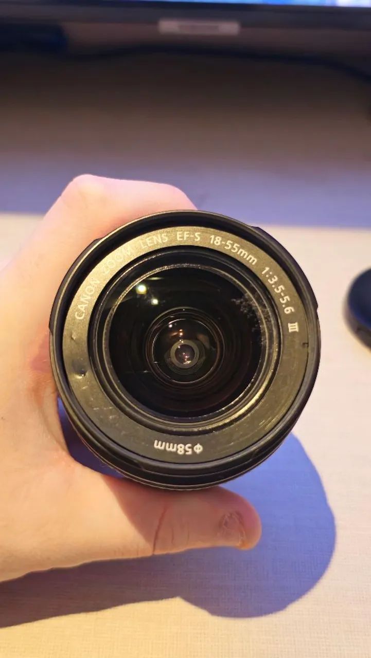 Lente canon 18-55mm  - Foto 3