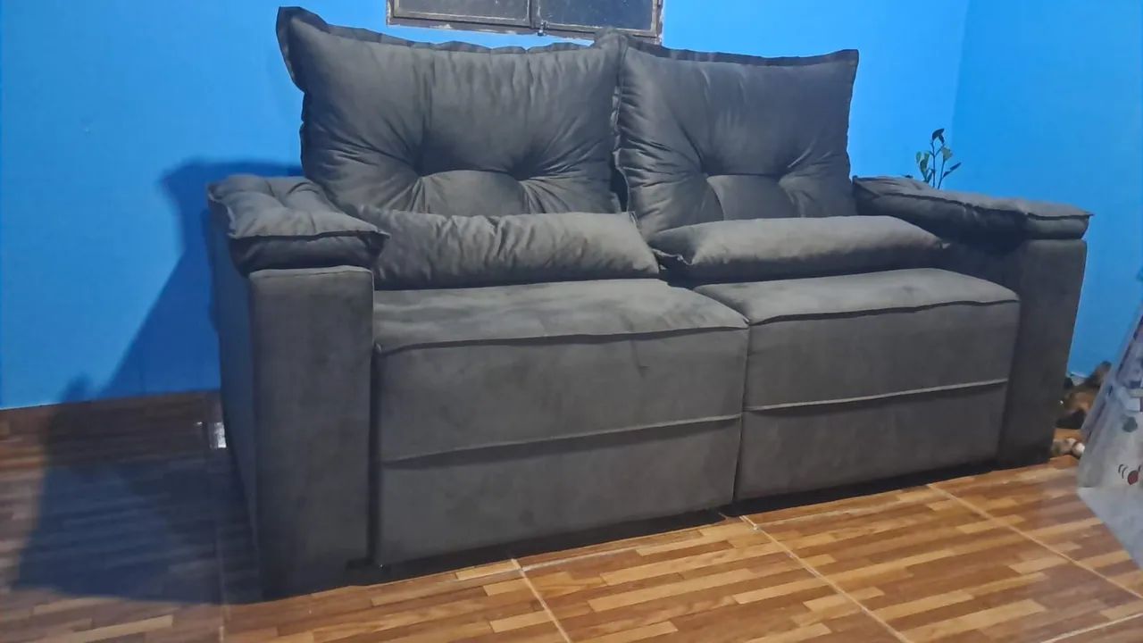 Promoção de sofás retrátil e reclinável 2 lugares  - Foto 5