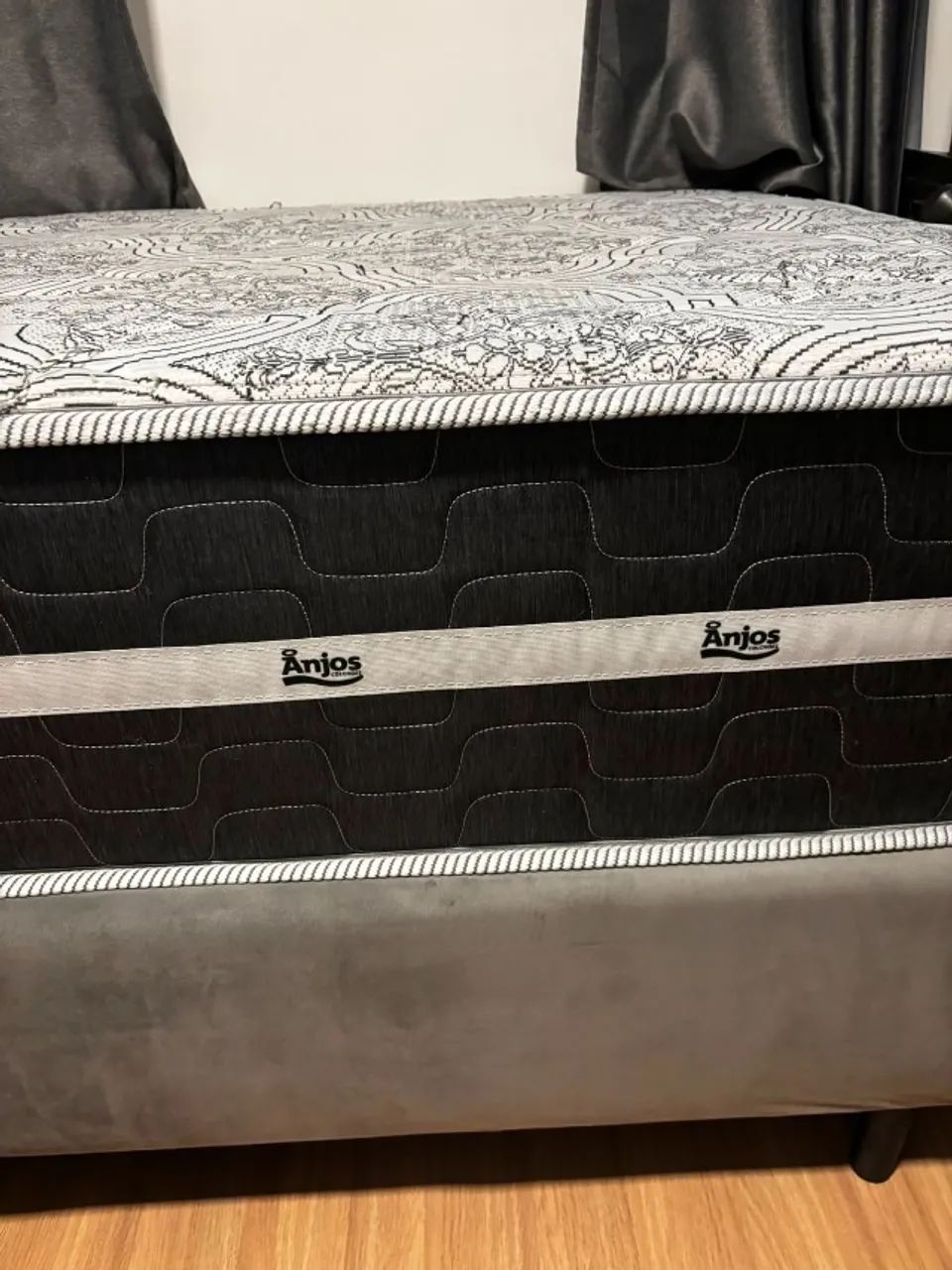 Cama Box + Colchão - Solteiro - usada 3 vezes - Foto 4