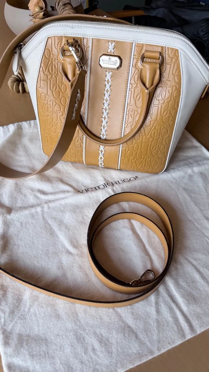 Bolsa em couro Victor Hugo