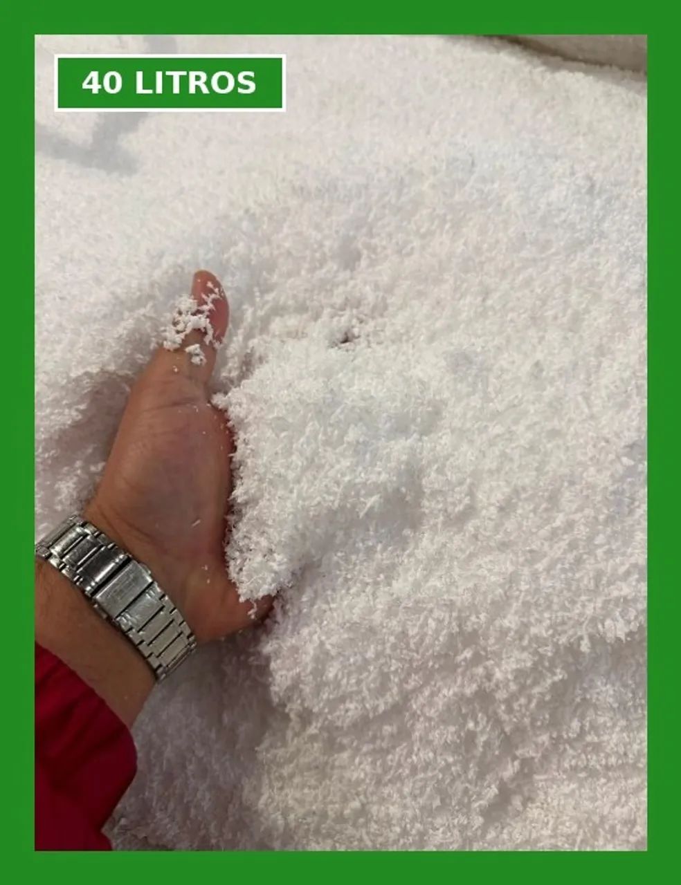 Isopor Triturado Flocos 40 Litros - Enchimento Obra e Concreto Leve