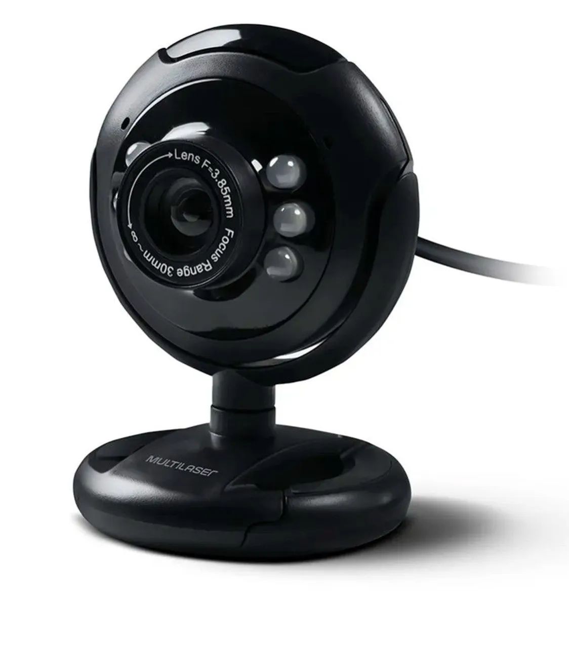 Webcam 480p USB WC045 Preta Multilaser plug & play<br>Com tecnologia de conexão Plug e Play, - Foto 5