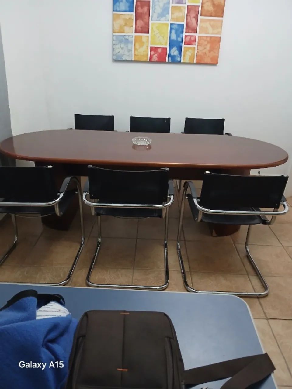 Mesa de reunião para escritório com 6 cadeiras - Foto 4