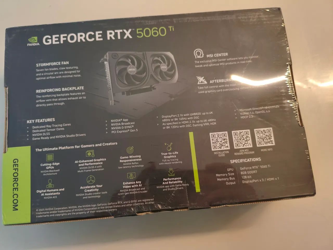 Rtx 5060ti 8gb MSI Shadow iii - Foto 2