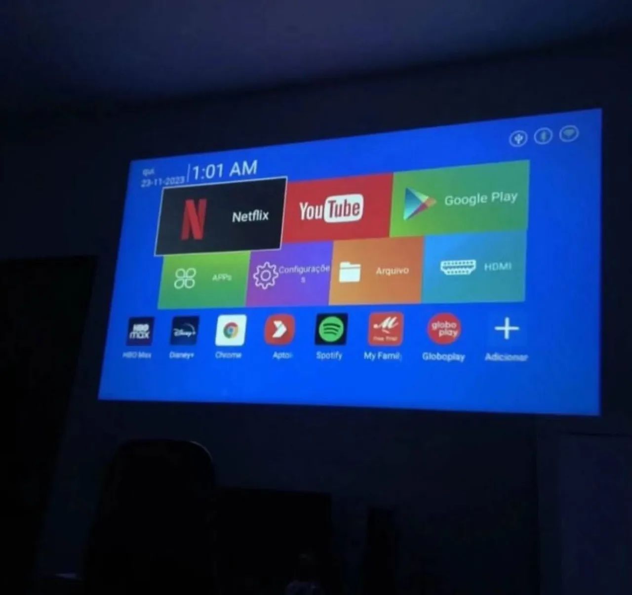 PROJETOR PORTÁTIL ULTRA HD- SOU LOJA - Foto 3
