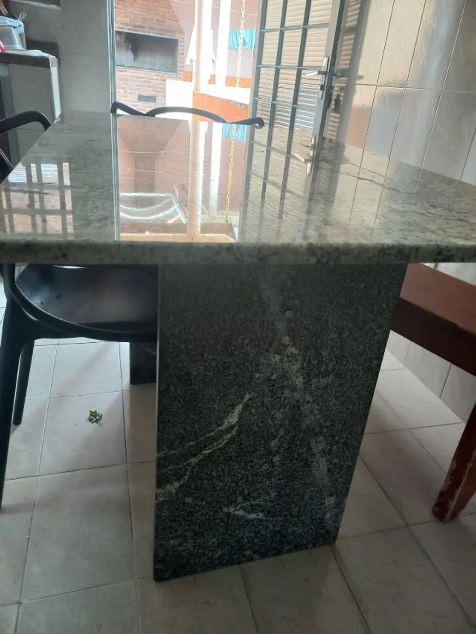 Mesa de Mármore Para Cozinha 120x75cm - Foto 4