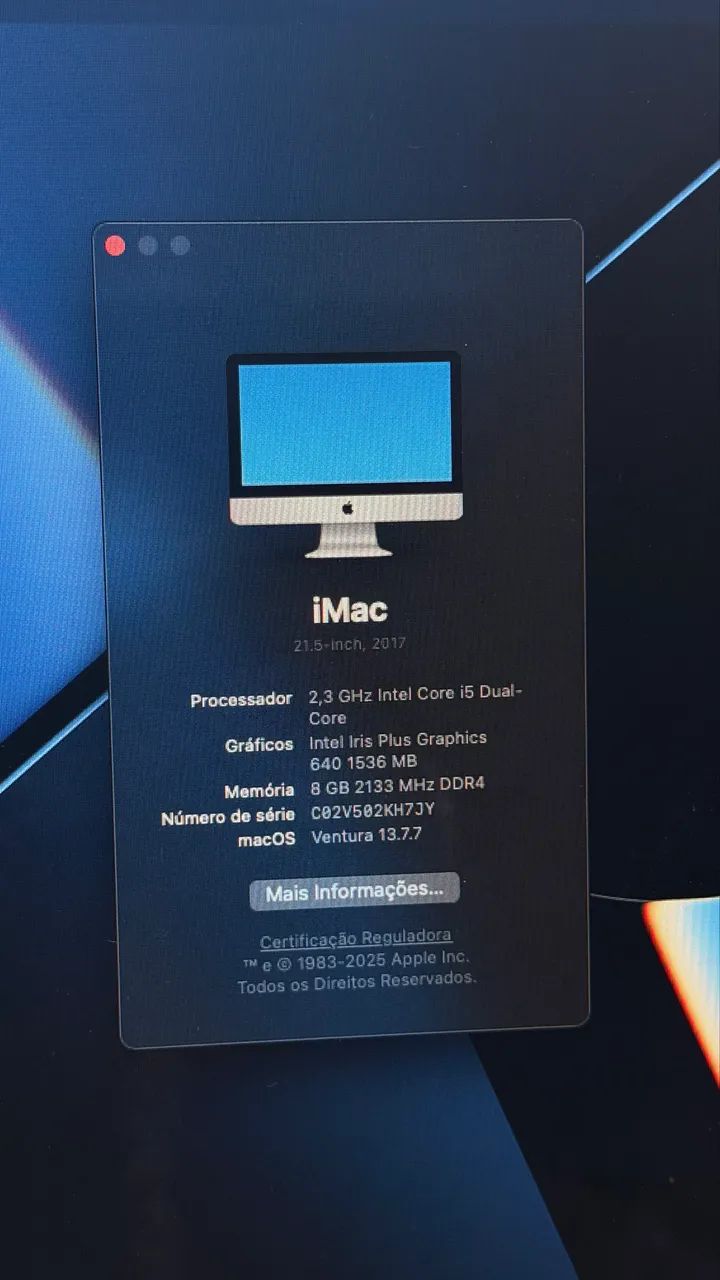 iMac 2017 i5 1 TERA PERFEITO - Foto 4