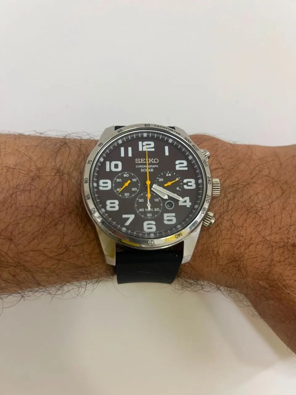 Relógio Seiko Navegador V175 Solar - Foto 2