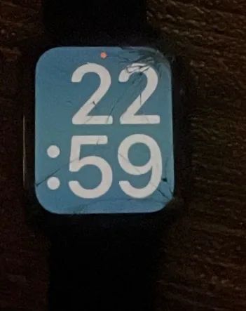 Apple Watch Series 5 44mm Funcionando - Vidro Trincado