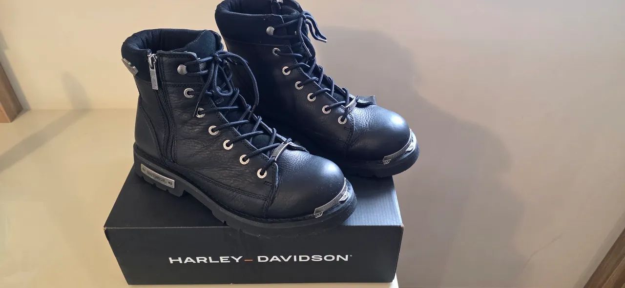 Bota de couro Harley Davidson 43 - Foto 5
