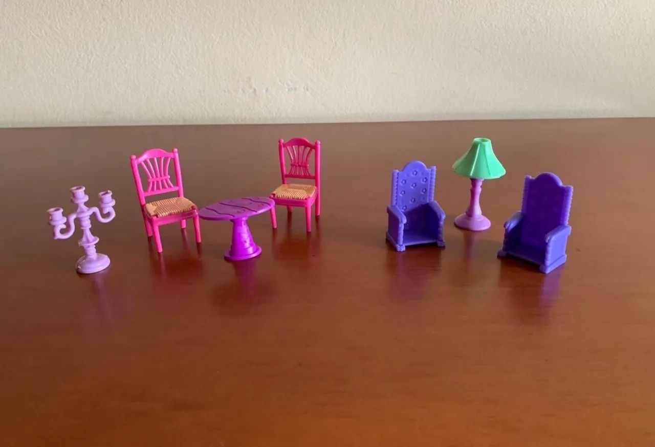 Brinquedos mini móveis de casa infantil 
