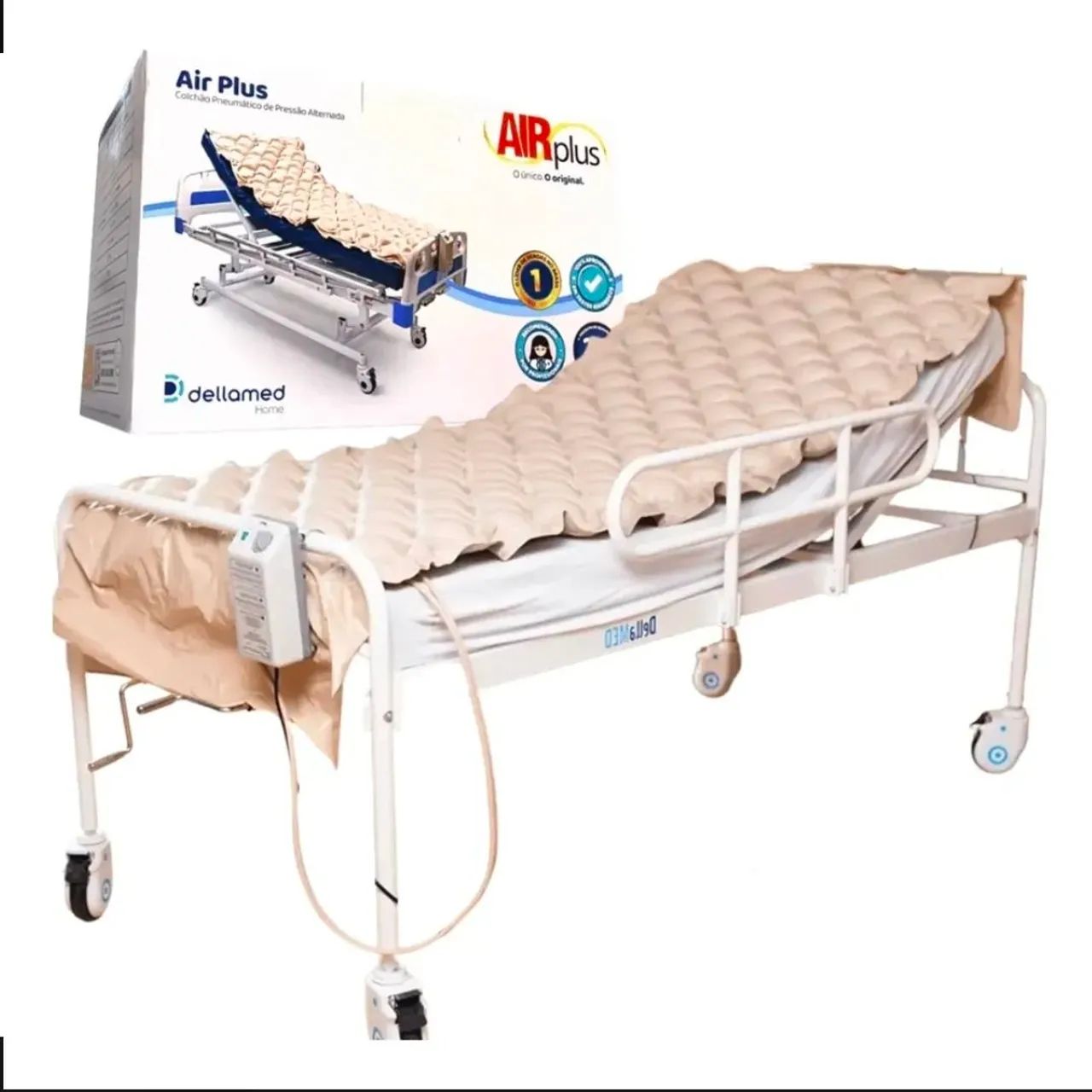 Colchão Antiescara Pneumático De Ar Inflável Para Acamados - Foto 2