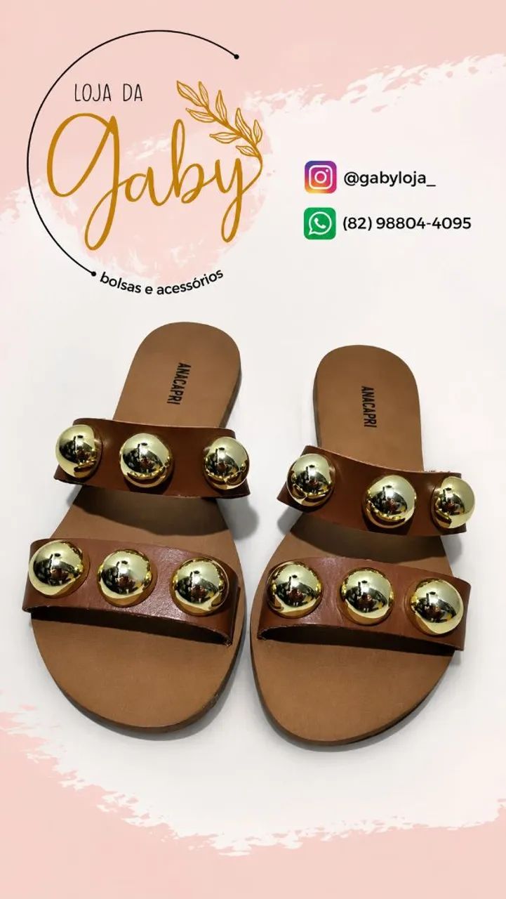 Sandália Anacapri Tam 38 Caramelo  - Foto 3