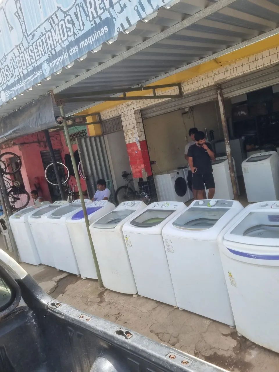 Mega queima de máquinas de lavar 