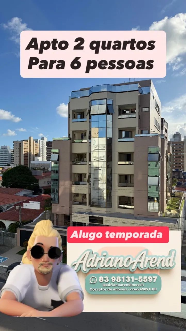 Cabo branco Dois quartos joao pessoa  - Foto 3