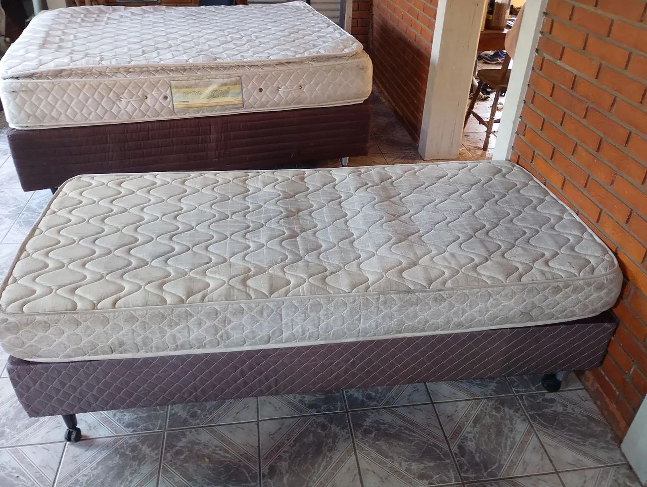 Cama Box Solteiro + Colchão Top #Entregamos - Foto 2