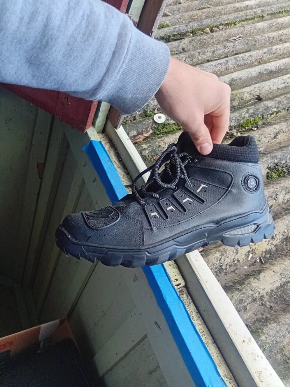 Botas masculina adventure preta  - Foto 5