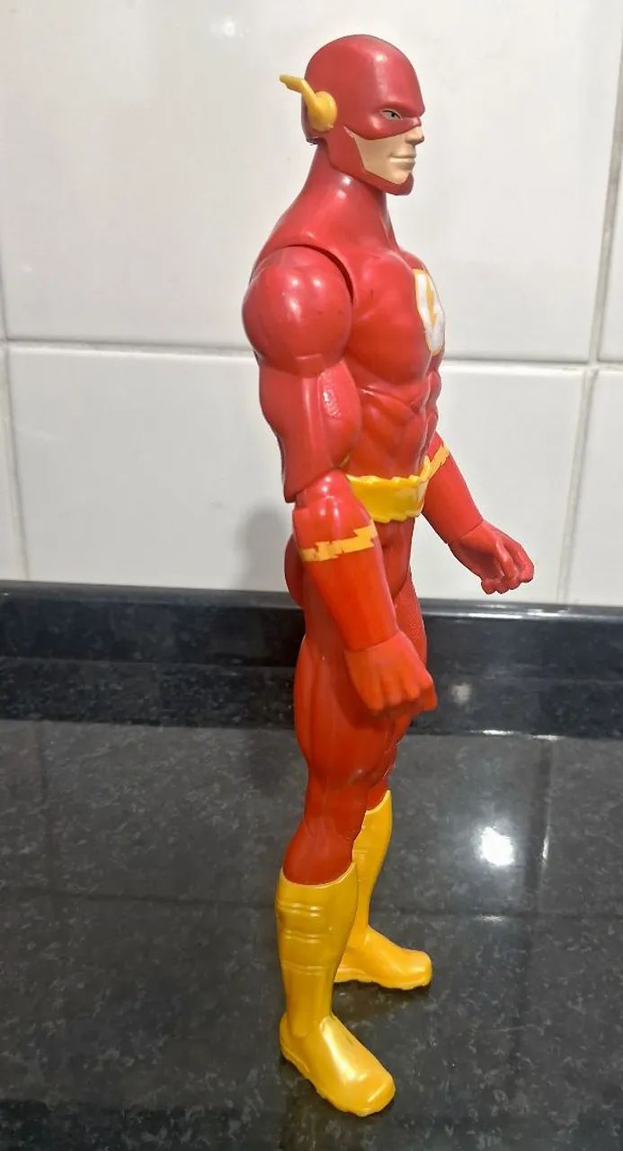 Boneco Flash Mattel DC Usado  - Foto 4