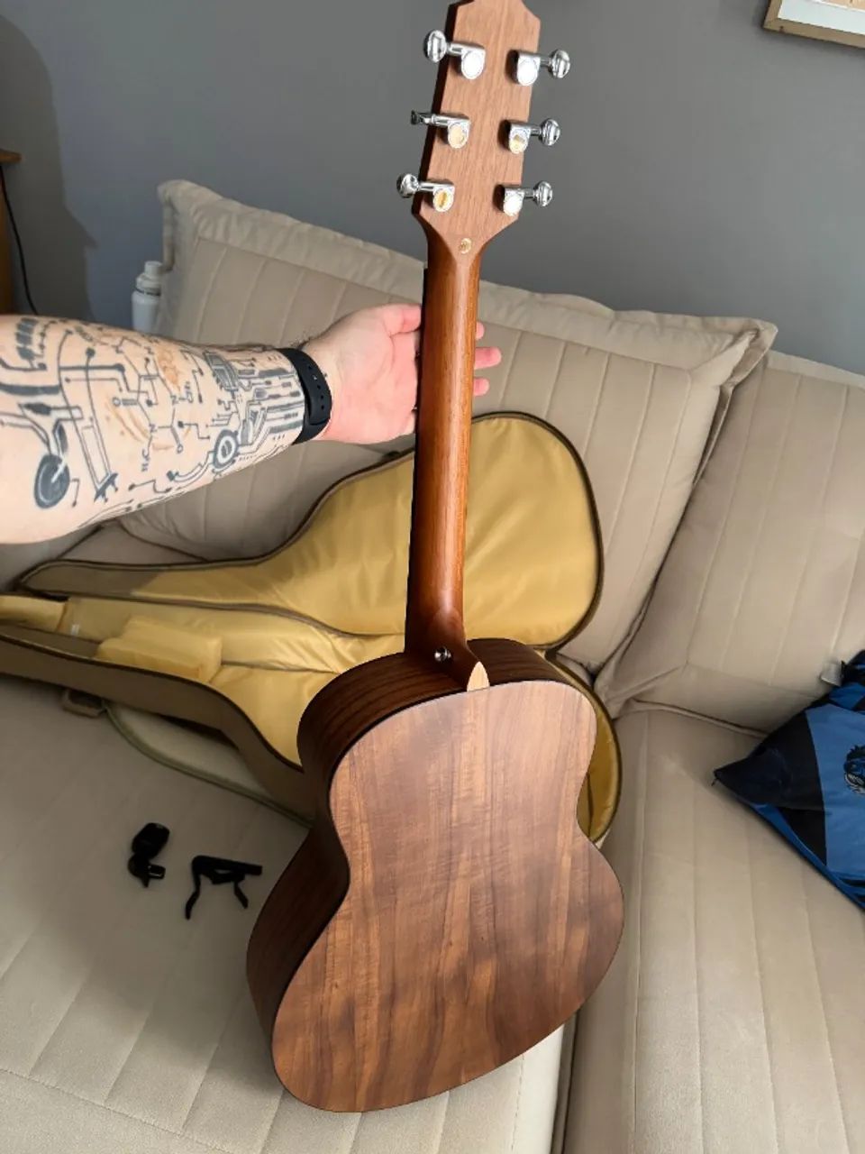 Violão Seizi Supreme Mini Ryu Mirai Koa - Foto 3