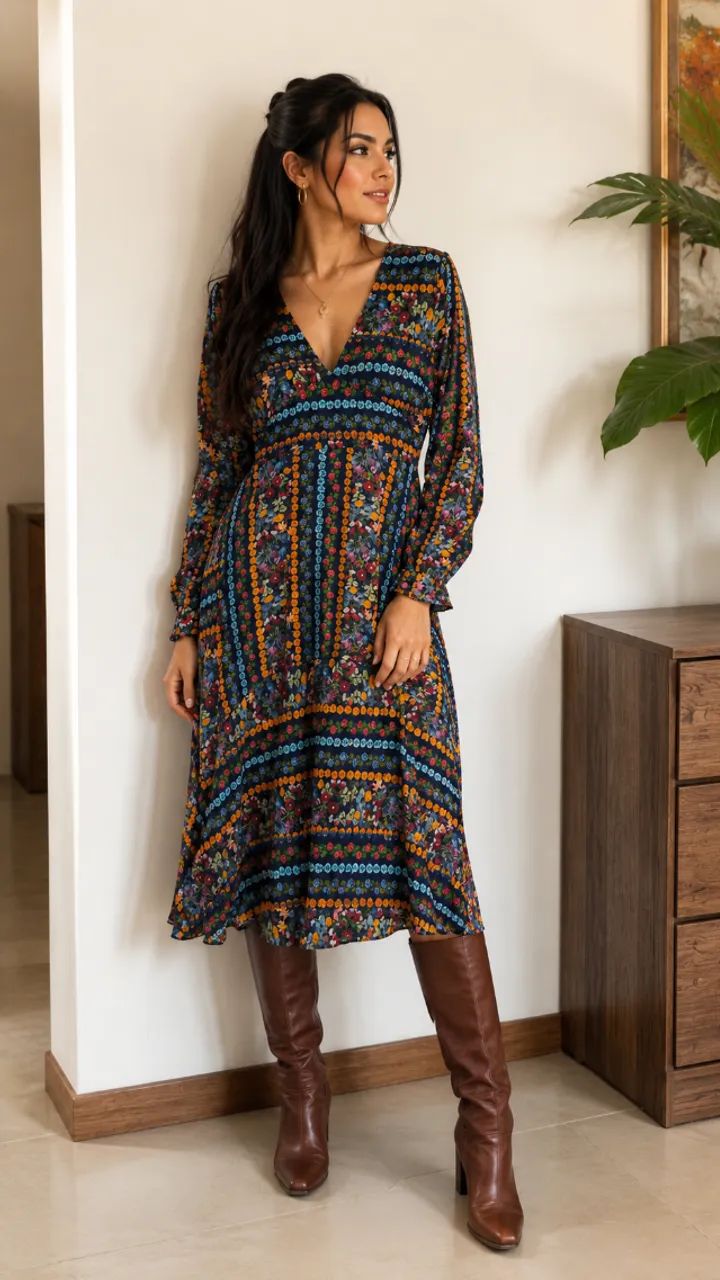 Vestido midi 