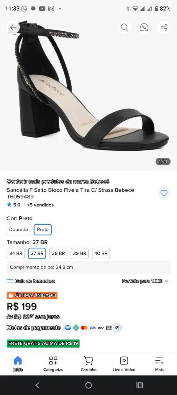 Vende sandália bebece - Foto 3