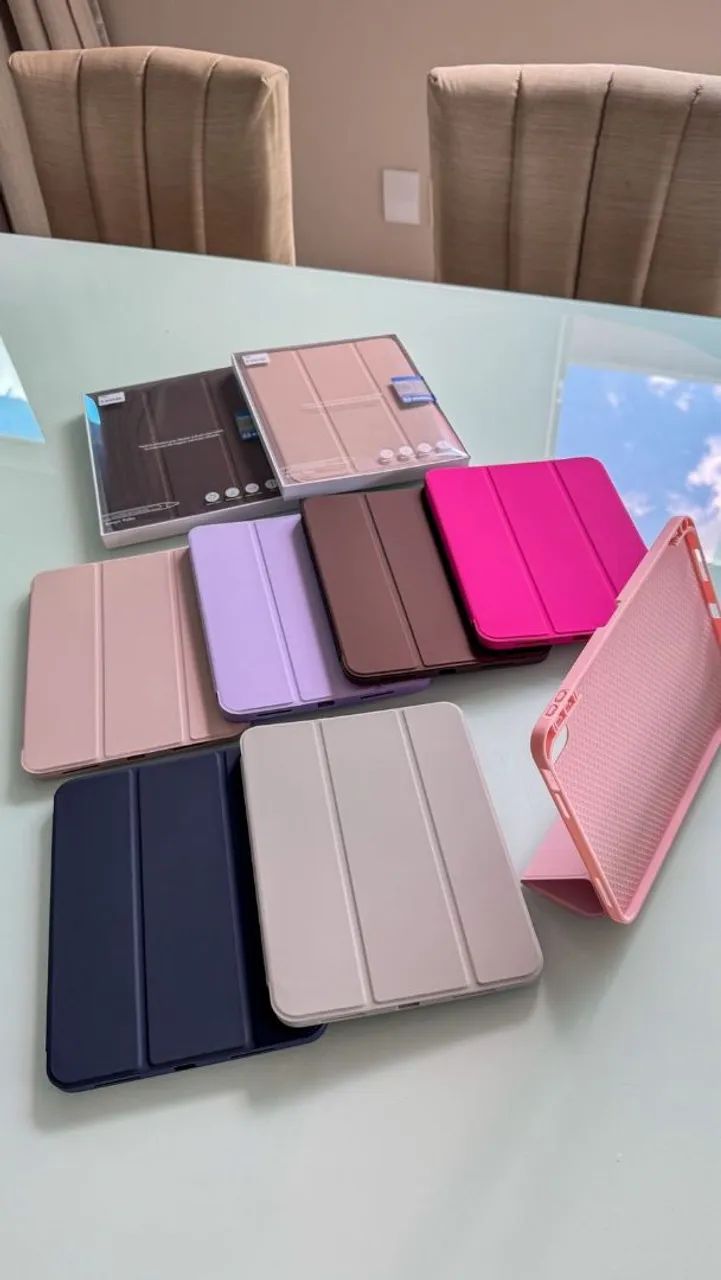 Capa Smart Cover ipad 7 8 9 10 e A11 Air - Foto 2