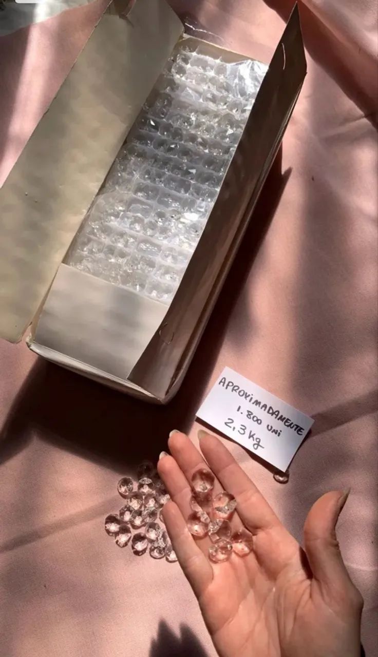     Caixa Cristal Castanha - Artesanato, Moda e Decoração - Foto 3