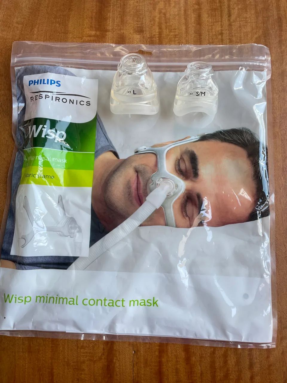 Almofada Máscara Nasal Philips Wisp NOVA S/M e L - Foto 2