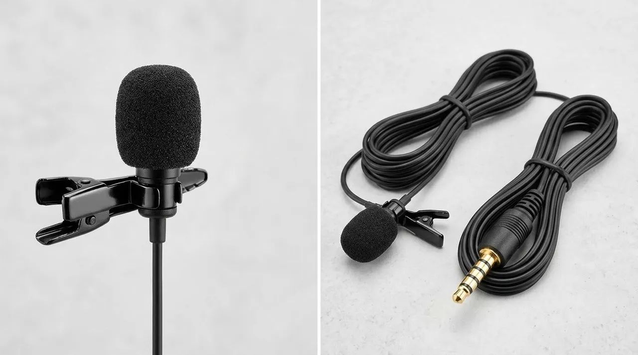  Oferta imperdível: microfone de lapela condensador (P2/P3) 