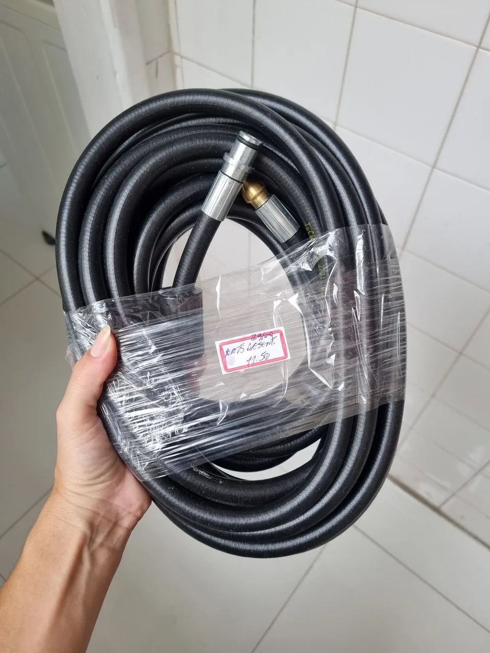 Mangueira desentupidora de alta qualidade - bico latão (electrolux)