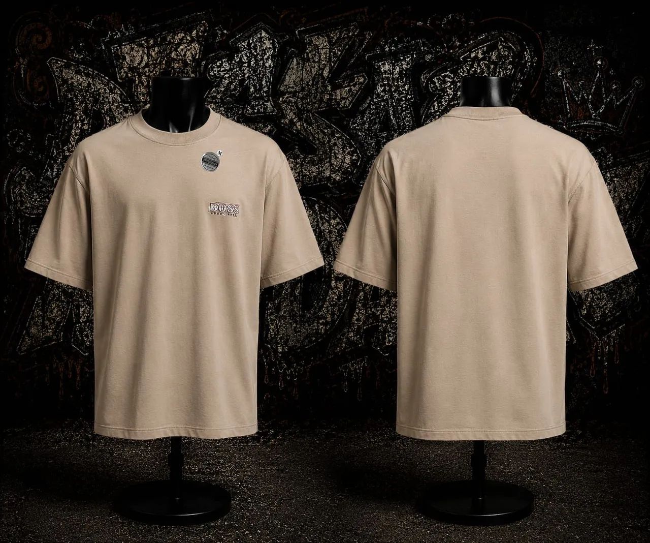 Camiseta Oversize Boss Algodão Premium