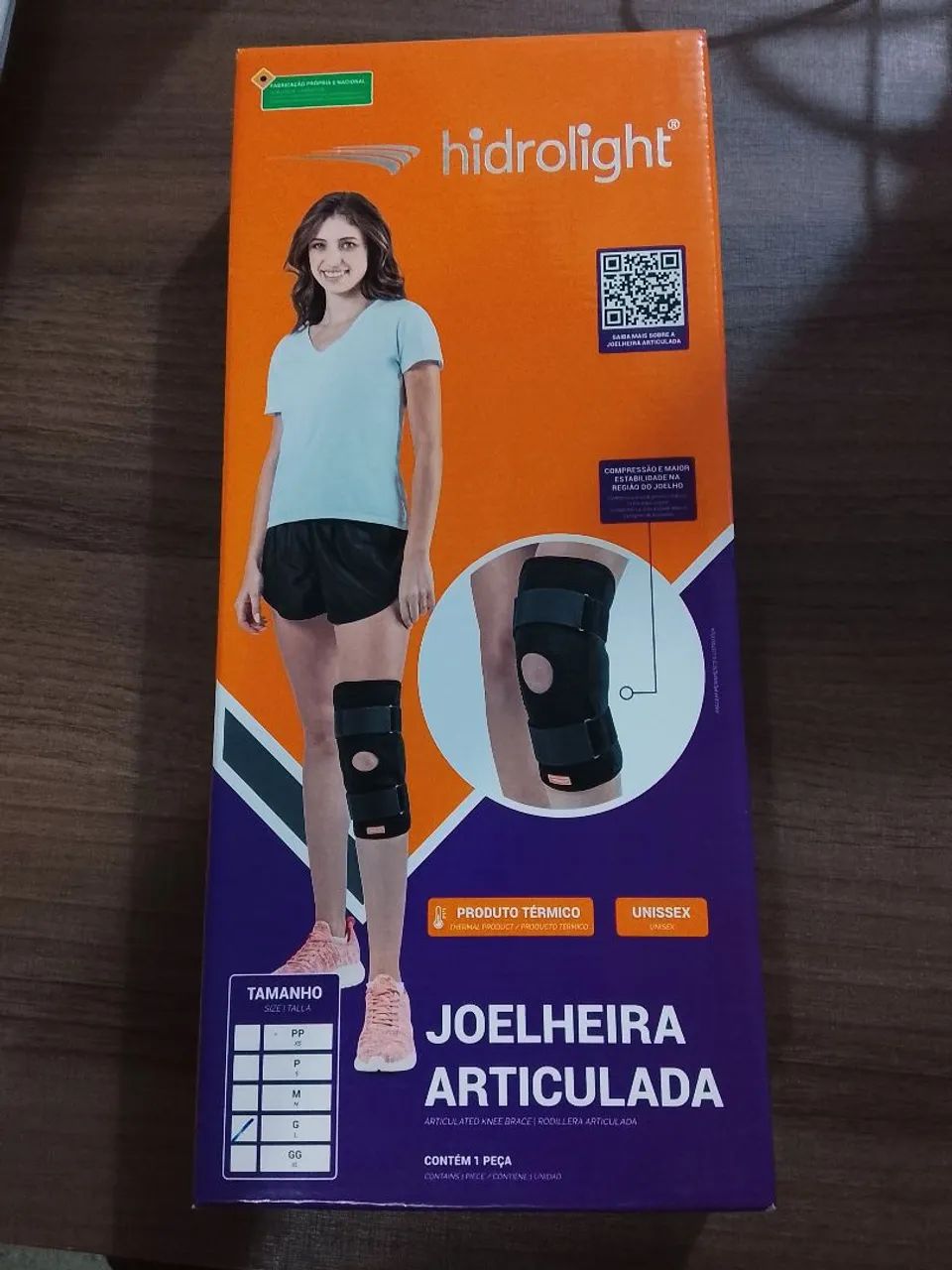 Joelheira articulada hidrolight