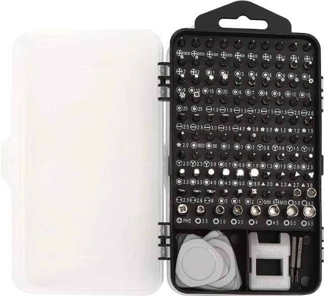 Jogo Chaves 115 Pcs - Kit de Ferramentas Ponteiras para Conserto de Celular Iphone Noteboo - Foto 2