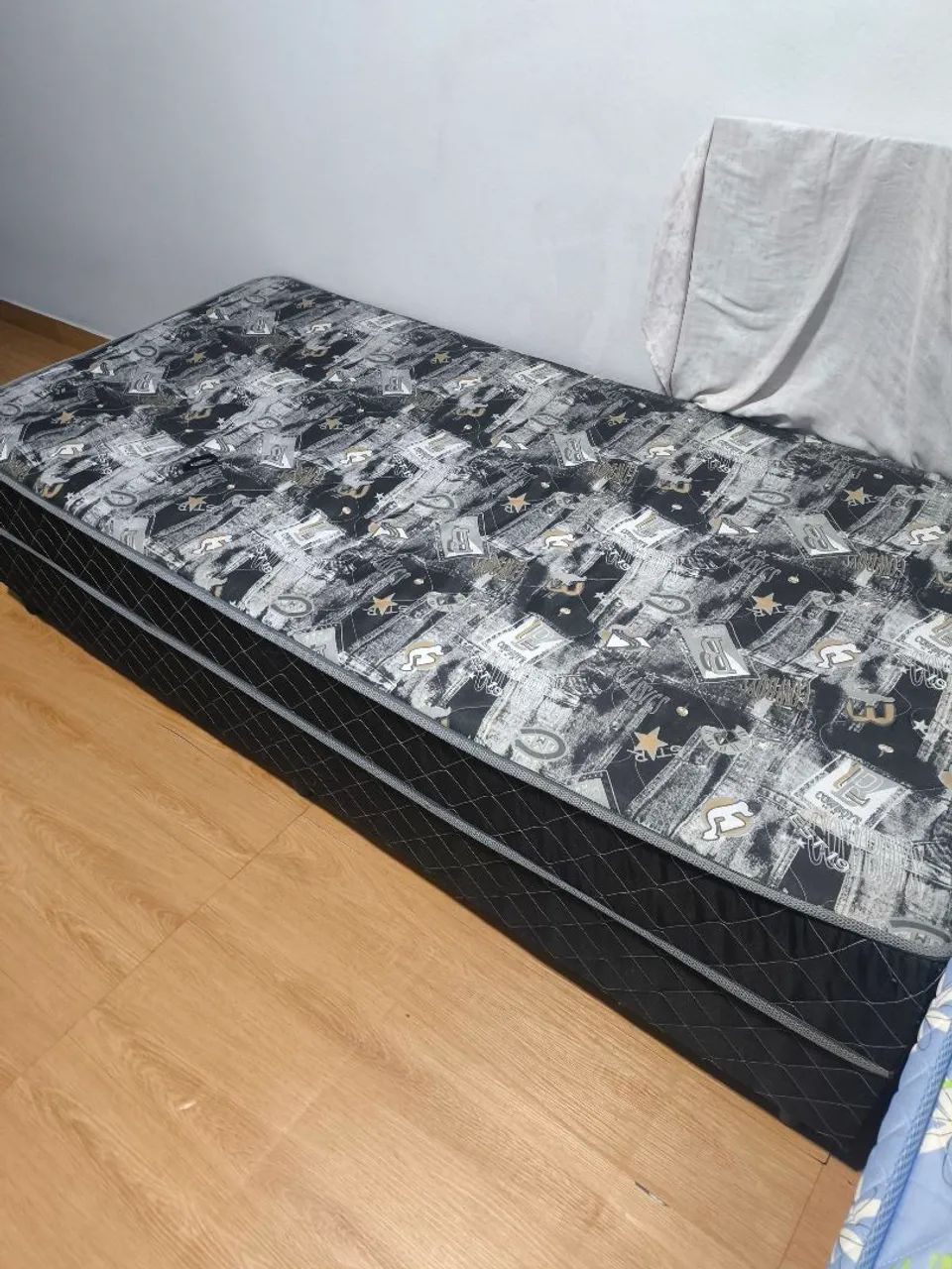 Cama box solteiro acolchoado - Foto 3