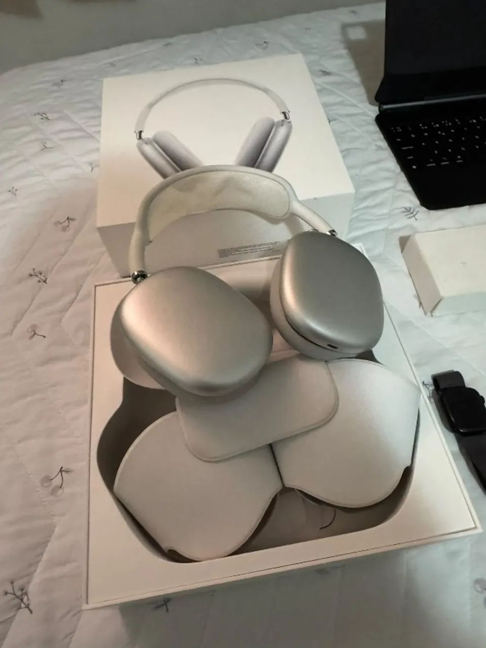 AirPods Max 1ª Geração Prata Original + Caixa e Smart Case - Foto 5