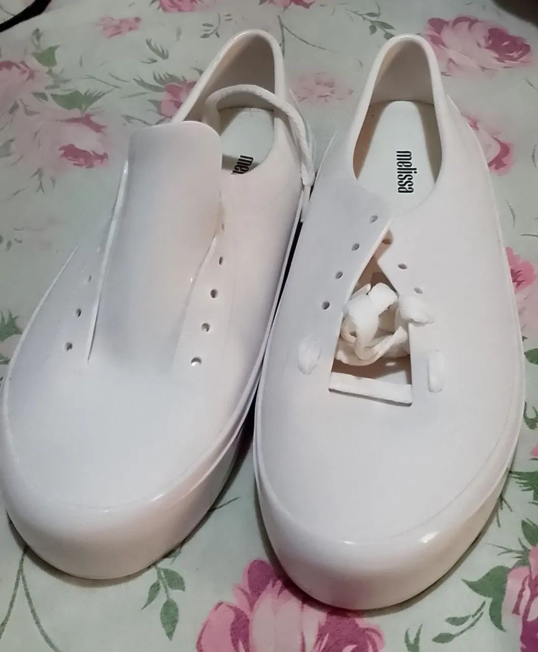 Sapato melissa 43/44 branco  - Foto 5