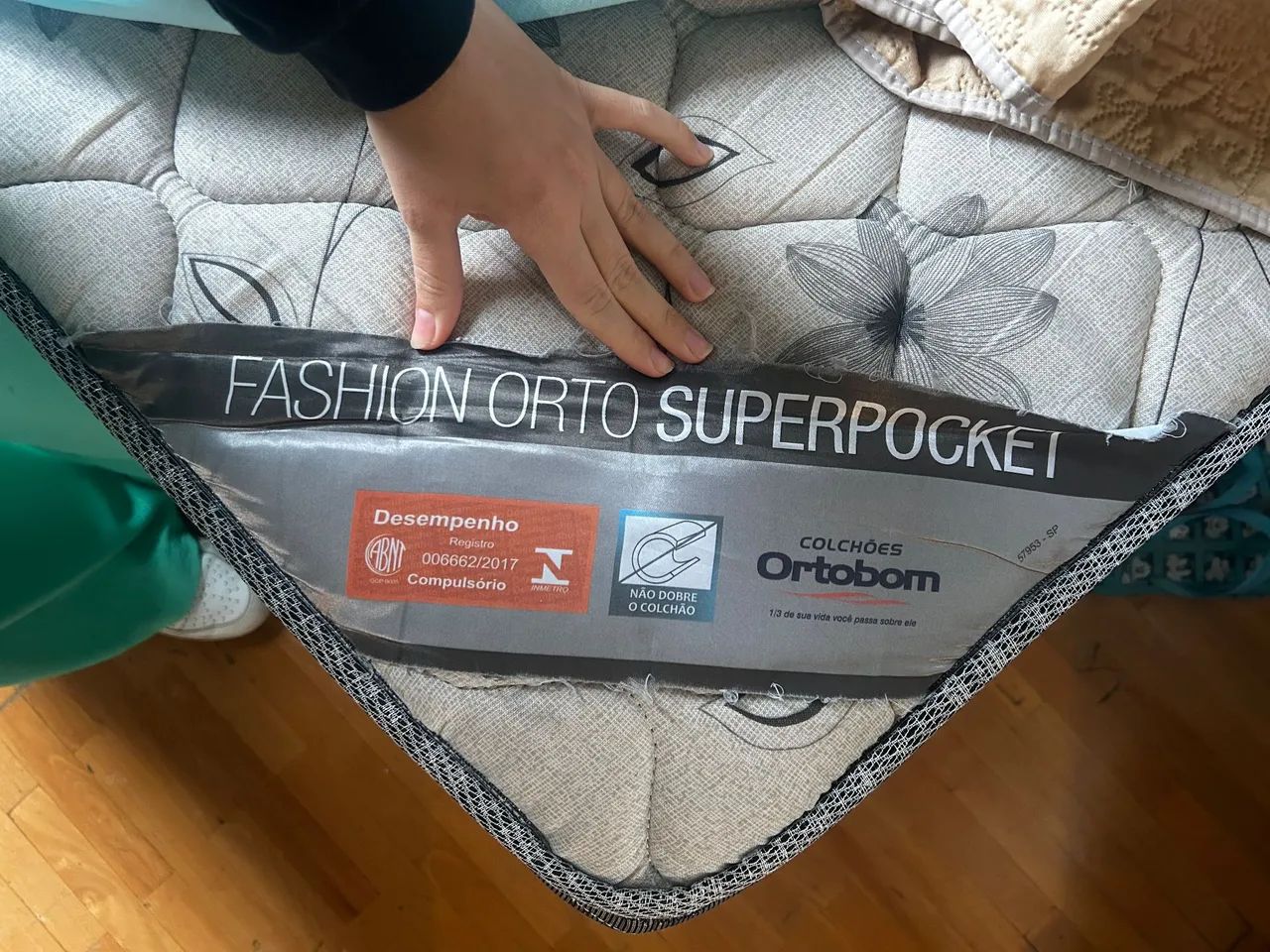 Cama com colchão ortobom - Foto 5