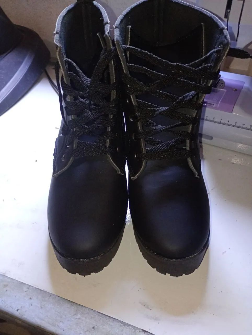 Bota cano meio 