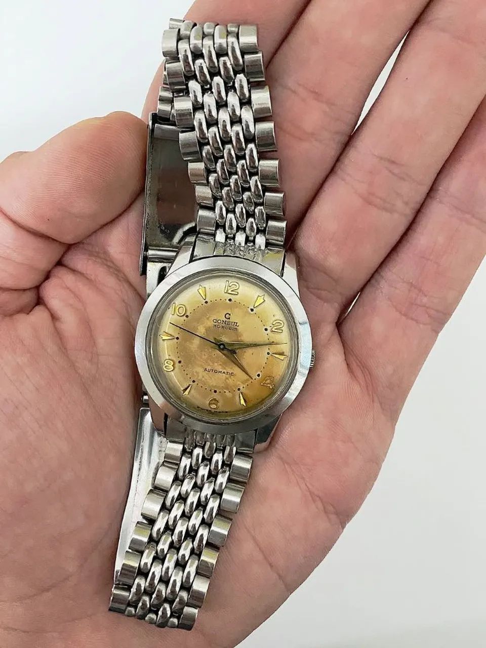 Relógio Consul automático vintage. - Foto 4