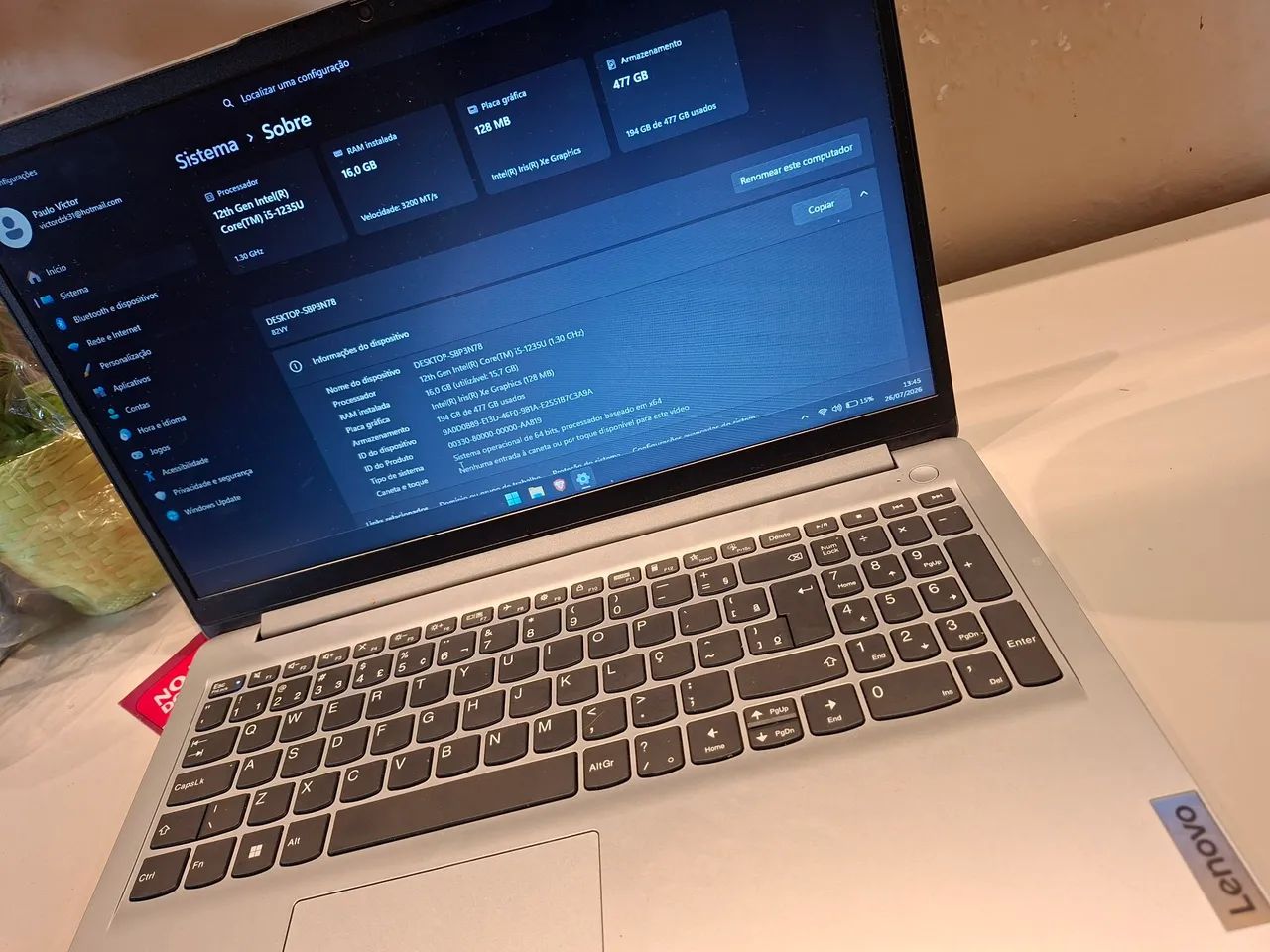 Notebook Lenovo Ideapad - Foto 4