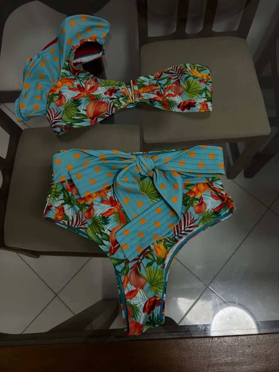 Biquíni hot pants floral - Foto 2