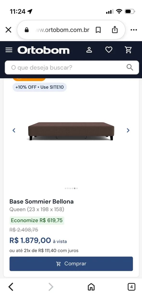 Cama Queen Size Ortobom Bellona  - Foto 5