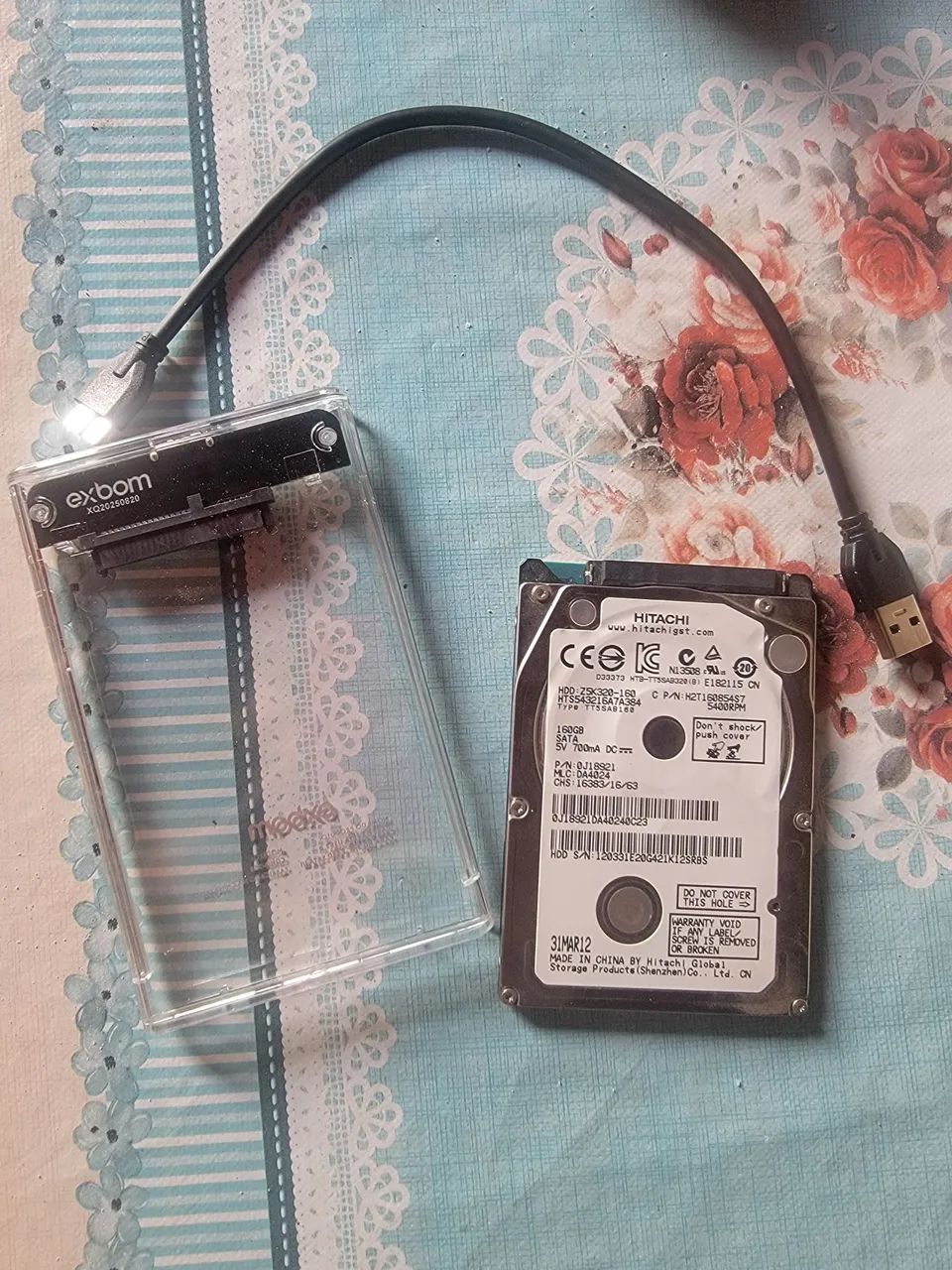 HD EXTERNO + CASE DE HD