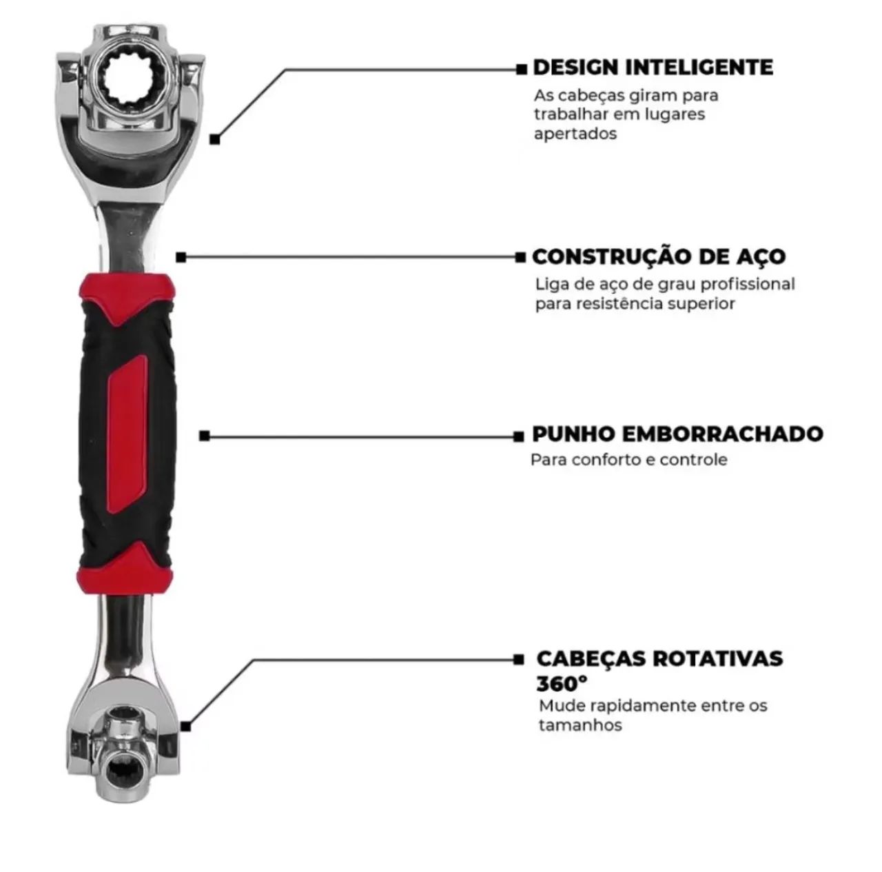 CHAVE SOQUETE 360 GRAUS - Foto 3