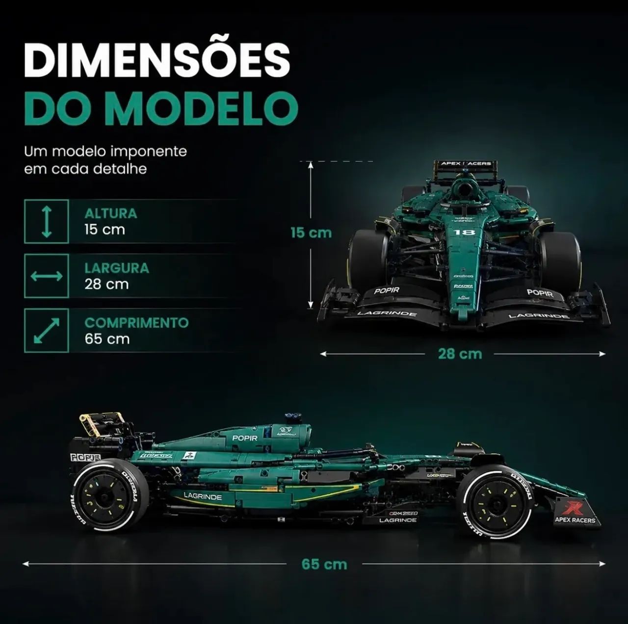 Blocos de Montar F1 - Foto 4