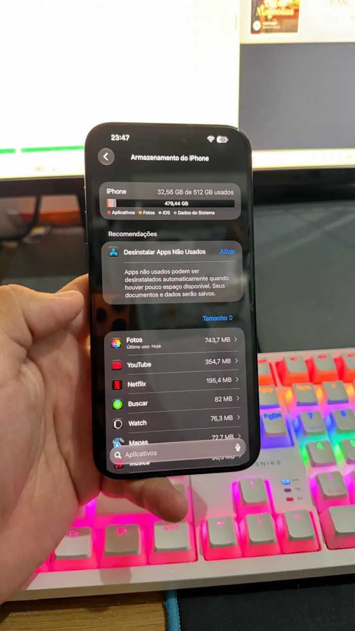iPhone 15 Pro Max 512 gb 86% bateria ?  - Foto 5